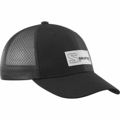 Casquettes SALOMON TRUCKER CURVED CAP BLACK/BLACK 22 Noir
