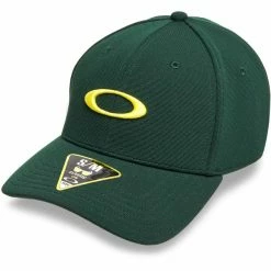 Casquettes OAKLEY TINCAN REMIX CAP HUNTER GREEN 22 Vert / Jaune