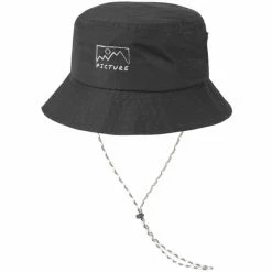 Chapeaux Randonnée PICTURE LISBONNE HAT BLACK 22 Noir -Bonnets Soldes Boutique 9 103908 lisbonne hat black sb191 ab 05