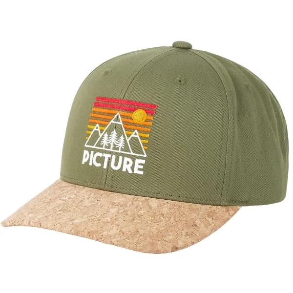 Casquettes PICTURE WAKOPA BB CAP ARMY GREEN 22 Vert / Marron 3 Casquettes PICTURE WAKOPA BB CAP ARMY GREEN 22 Vert / Marron