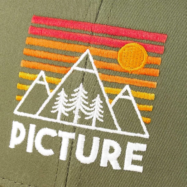 Casquettes PICTURE WAKOPA BB CAP ARMY GREEN 22 Vert / Marron 6 Casquettes PICTURE WAKOPA BB CAP ARMY GREEN 22 Vert / Marron – Image 4