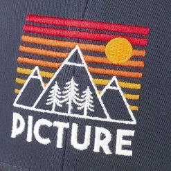 Casquettes PICTURE WAKOPA BB CAP DARK BLUE 22 Bleu / Marron -Bonnets Soldes Boutique 9 103916 sb176 e 04