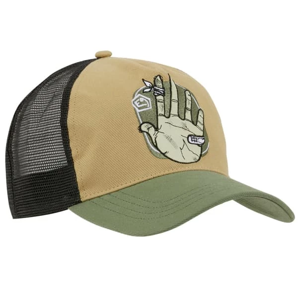 Casquettes E9 FREE-C HAT WARM GREY 22 Beige / Noir / Vert 3 Casquettes E9 FREE-C HAT WARM GREY 22 Beige / Noir / Vert