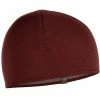 Bonnets Ski ICEBREAKER POCKET HAT ESPRESSO/MINK 22 Rouge -Bonnets Soldes Boutique 9 108076 ibibm2000801 01