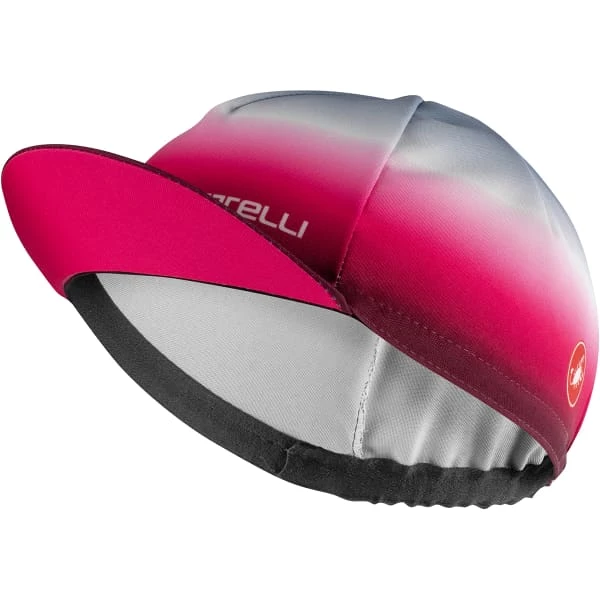 Casquettes Vélo CASTELLI DOLCE CAP STEEL BLUE/BURGUNDY 22 Rose / Blanc / Gris 3 Casquettes Vélo CASTELLI DOLCE CAP STEEL BLUE/BURGUNDY 22 Rose / Blanc / Gris