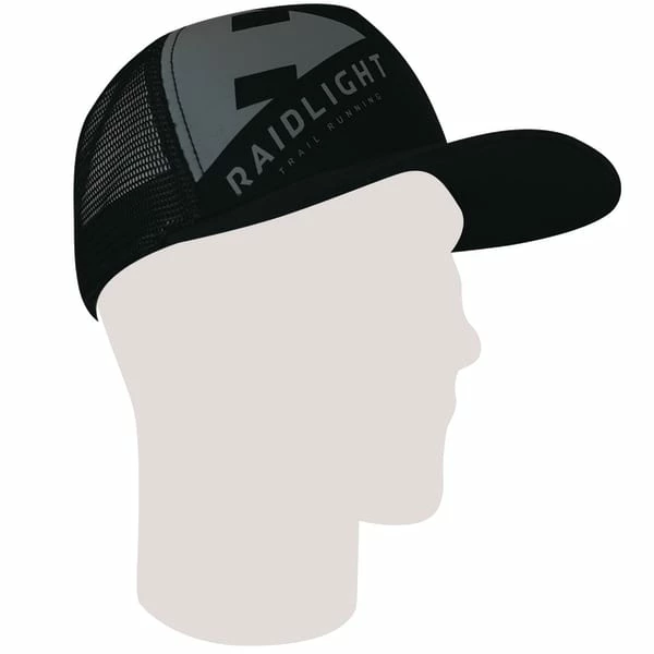 Casquettes RAIDLIGHT TRUCKER BLACK 22 Noir / Gris 3 Casquettes RAIDLIGHT TRUCKER BLACK 22 Noir / Gris