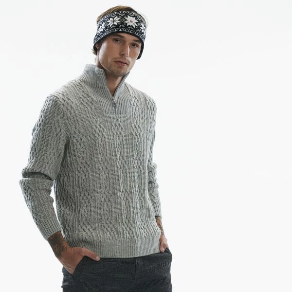 Bandeaux Sport DALE OF NORWAY GARMISCH HEADBAND BLACK OFF WHITE DARK CHARCOAL 23 Noir / Blanc 6 Bandeaux Sport DALE OF NORWAY GARMISCH HEADBAND BLACK OFF WHITE DARK CHARCOAL 23 Noir / Blanc – Image 4