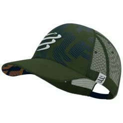 Casquettes COMPRESSPORT TRUCKER CAP RF GREEN/NAVY PEO 23 Vert