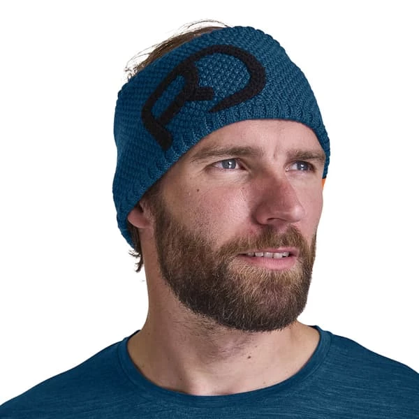 Bandeaux Sport ORTOVOX ROCK 'N' WOOL HEADBAND PETROLE BLUE 23 Bleu 4 Bandeaux Sport ORTOVOX ROCK 'N' WOOL HEADBAND PETROLE BLUE 23 Bleu – Image 2