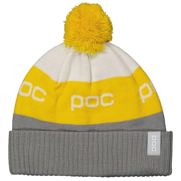 Bonnets Ski POC POMPOM BEANIE ALLOY GREY 23 Gris / Blanc / Jaune 3 Bonnets Ski POC POMPOM BEANIE ALLOY GREY 23 Gris / Blanc / Jaune