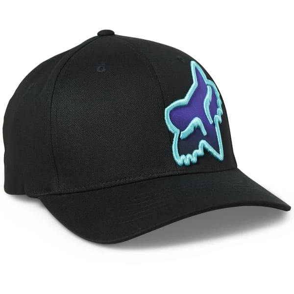 Casquettes FOX TOXSYK FLEXFIT HAT BLACK 23 Noir / Bleu 3 Casquettes FOX TOXSYK FLEXFIT HAT BLACK 23 Noir / Bleu