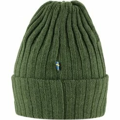 Bonnets Ski FJALLRAVEN BYRON HAT CAPER GREEN 23 Vert -Bonnets Soldes Boutique 9 118273 byron hat caper green 77388 677 03
