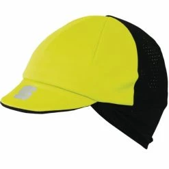 Casquettes Vélo SPORTFUL HELMET LINER CEDAR BLACK 23 Jaune / Noir
