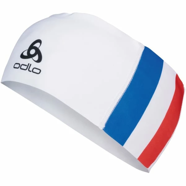 Bandeaux Sport ODLO BANDEAU COMPETITION FAN FRANCE WHT 23 Blanc 4 Bandeaux Sport ODLO BANDEAU COMPETITION FAN FRANCE WHT 23 Blanc – Image 2