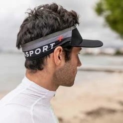 Casquettes COMPRESSPORT VISOR ULTRALIGHT BLACK 22 Noir 10 Casquettes COMPRESSPORT VISOR ULTRALIGHT BLACK 22 Noir -Bonnets Soldes Boutique 9 73086 visor ultralight black cu00005b 990 04