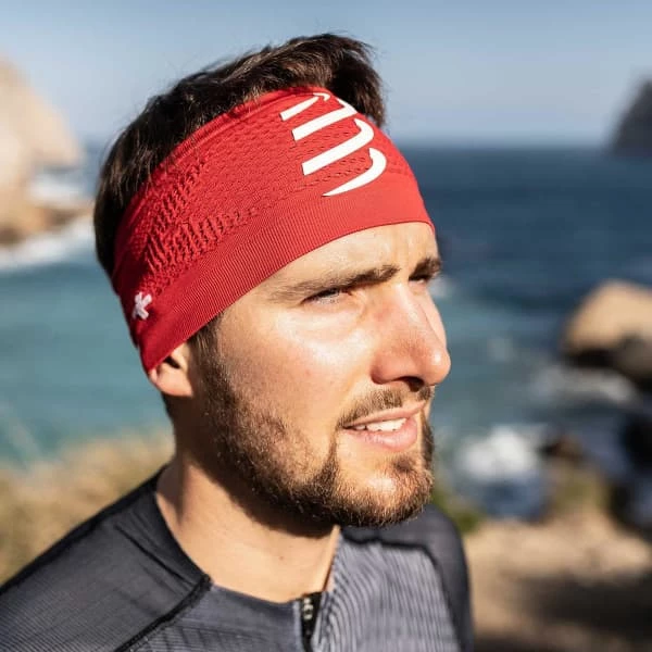 Bandeaux Sport COMPRESSPORT HEADBAND ON/OFF RED 22 Rouge 6 Bandeaux Sport COMPRESSPORT HEADBAND ON/OFF RED 22 Rouge – Image 4