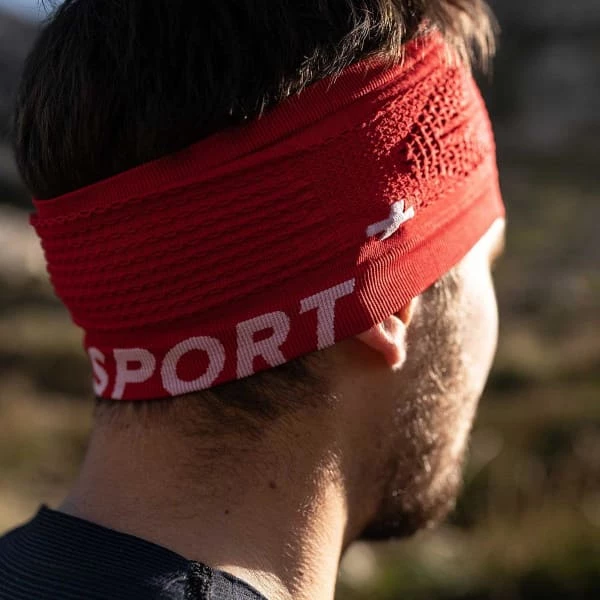 Bandeaux Sport COMPRESSPORT HEADBAND ON/OFF RED 22 Rouge 7 Bandeaux Sport COMPRESSPORT HEADBAND ON/OFF RED 22 Rouge – Image 5