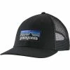 Casquettes PATAGONIA P-6 LOGO LOPRO TRUCKER HAT BLACK 23 Noir -Bonnets Soldes Boutique 9 85580 38283 blk 01
