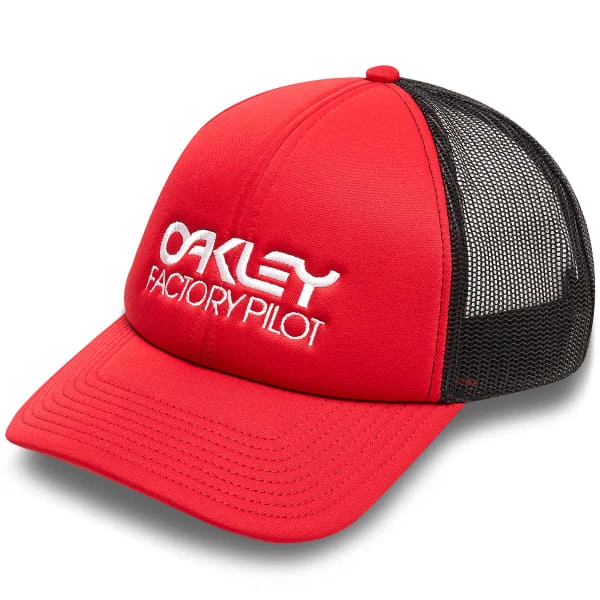Casquettes OAKLEY FACTORY PILOT TRUCKER HAT RED LINE 21 Noir / Rouge 3 Casquettes OAKLEY FACTORY PILOT TRUCKER HAT RED LINE 21 Noir / Rouge