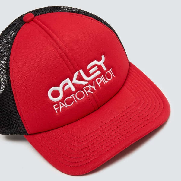 Casquettes OAKLEY FACTORY PILOT TRUCKER HAT RED LINE 21 Noir / Rouge 5 Casquettes OAKLEY FACTORY PILOT TRUCKER HAT RED LINE 21 Noir / Rouge – Image 3