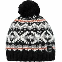 Bonnets Ski BARTS PAZO BEANIE BLACK 22 Gris / Noir