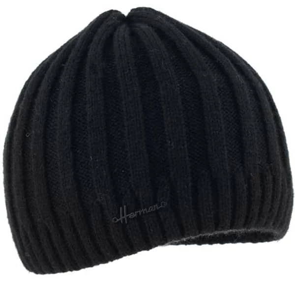 Bonnets Ski HERMAN EDMOND 027 BLACK 21 Noir 3 Bonnets Ski HERMAN EDMOND 027 BLACK 21 Noir