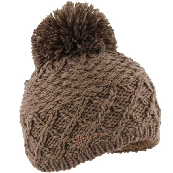 Bonnets Ski HERMAN JUSTIN 8508 TAUPE 21 Marron 3 Bonnets Ski HERMAN JUSTIN 8508 TAUPE 21 Marron