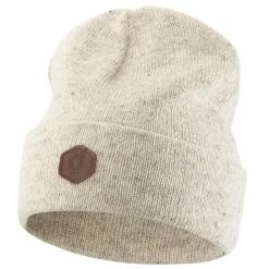 Bonnets Ski LE DRAPO BONNET FELIX WHITE CHINE 23 Blanc