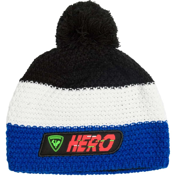 Bonnets Ski ROSSIGNOL HERO POMPON NEON BLUE 22 Bleu / Noir / Blanc 3 Bonnets Ski ROSSIGNOL HERO POMPON NEON BLUE 22 Bleu / Noir / Blanc