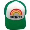 Casquettes FRENCH DISORDER FRENCHY GREEN 23 Vert / Blanc -Bonnets Soldes Boutique 9 99190 frenchy green ca2 frenc gr 01
